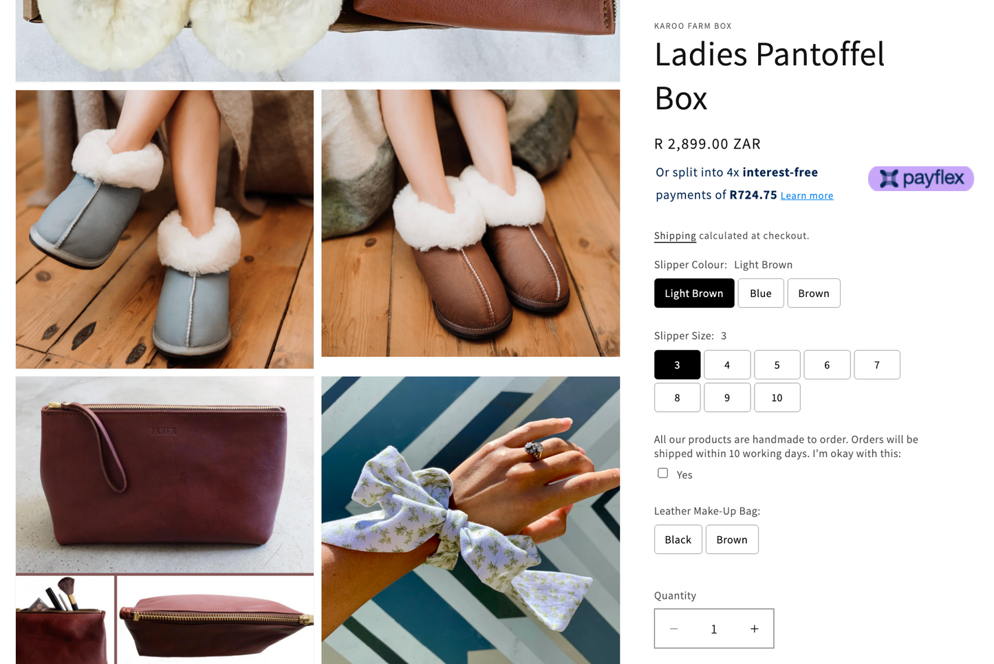 Ladies Pantoffel Box