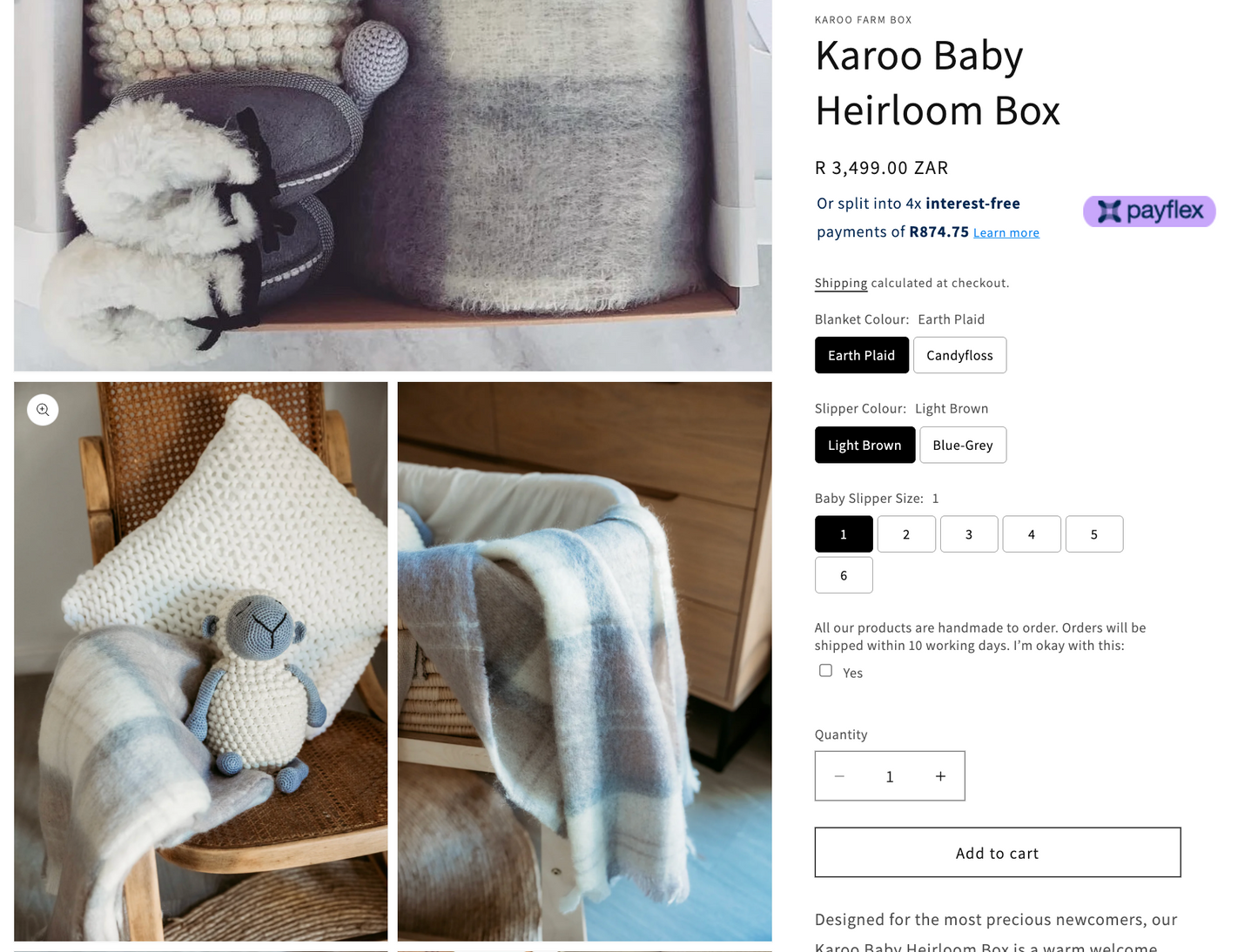 Karoo Baby Heirloom Box