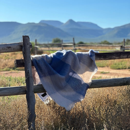 Roggeveld Karoo Mohair Blanket - Travel