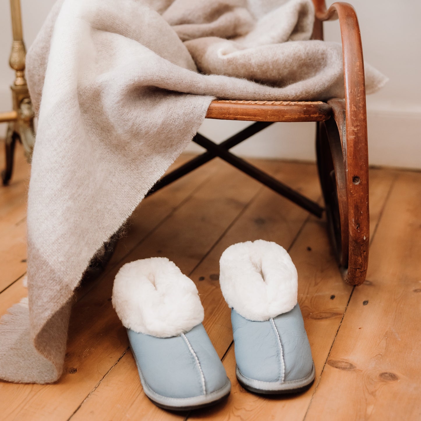 100% Sheepskin Wool Pantoffels