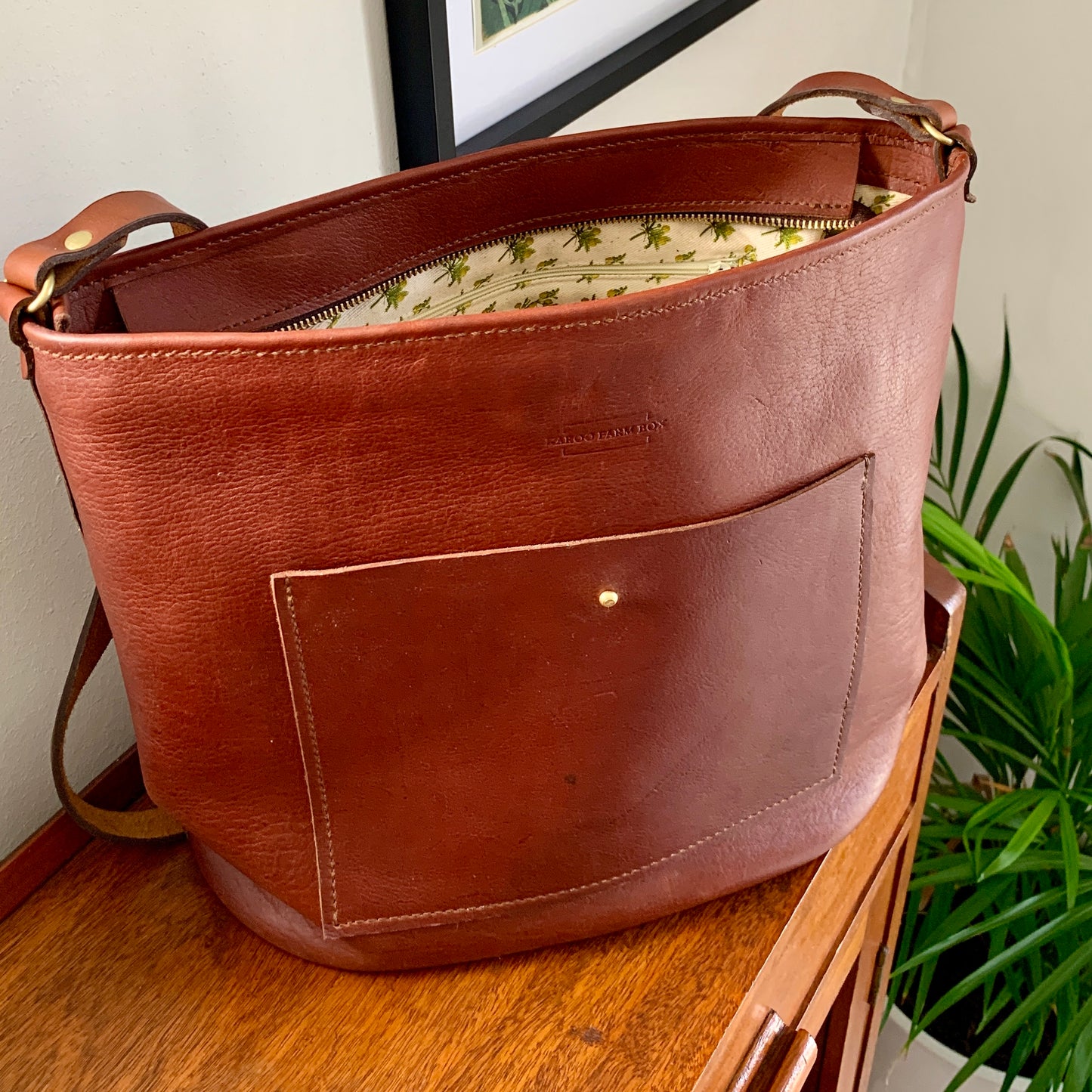 Classic Karoo Farm Box Leather Handbag