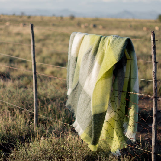 Karoo Midlands Mohair Blanket - Travel