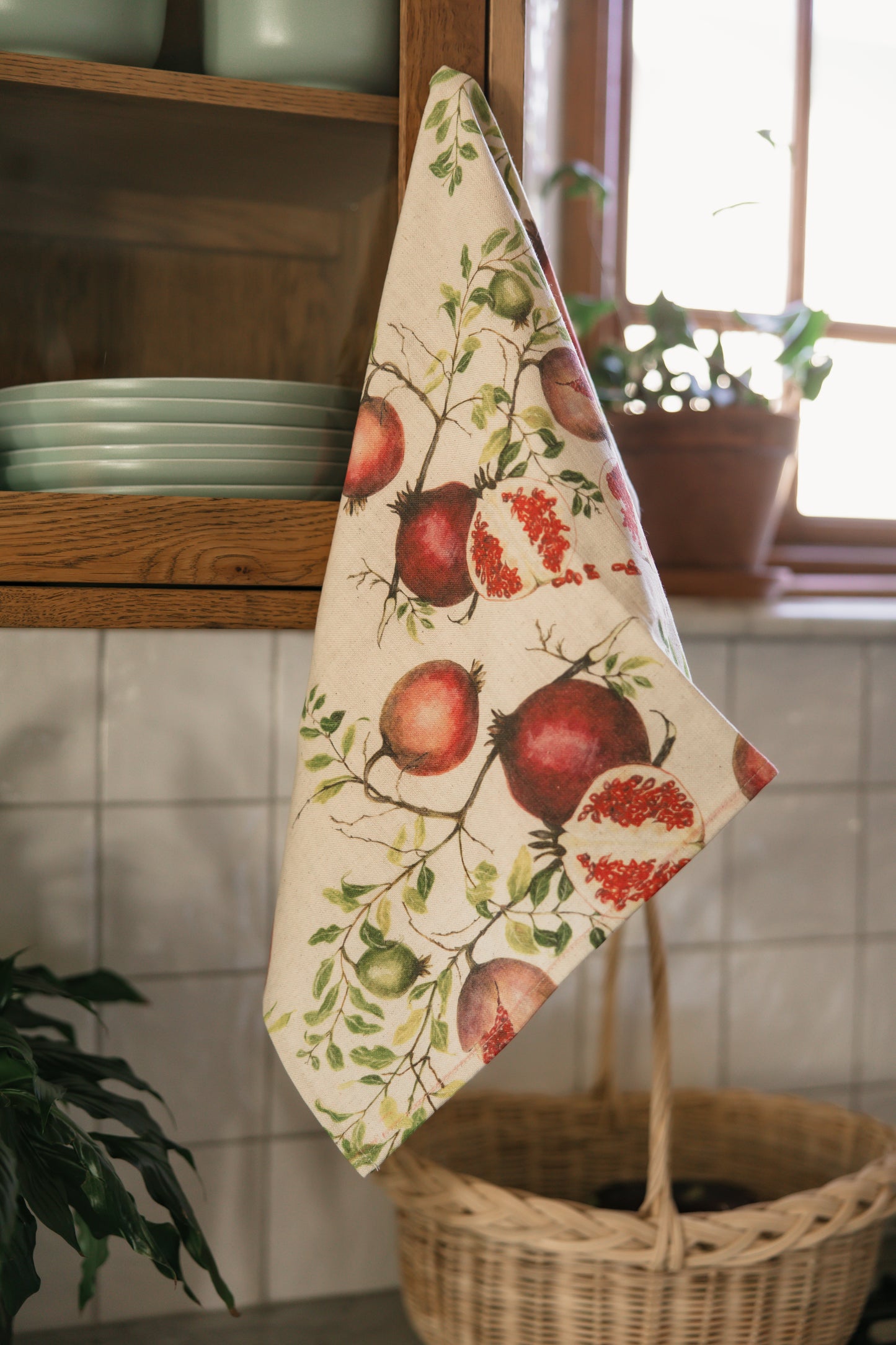 Pomegranate Tea Towel