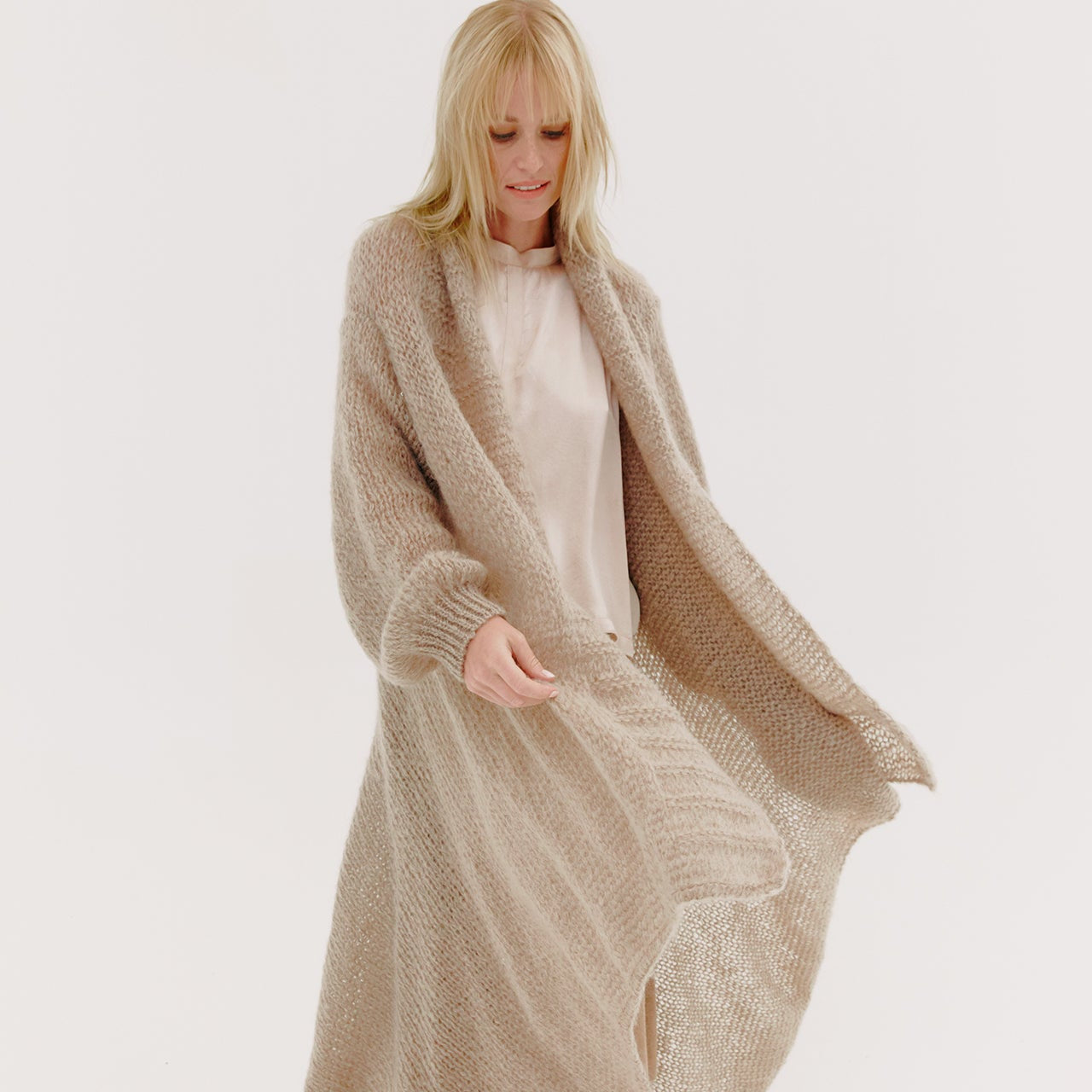 Miss Knitwear Hannah Mohair Coatigan