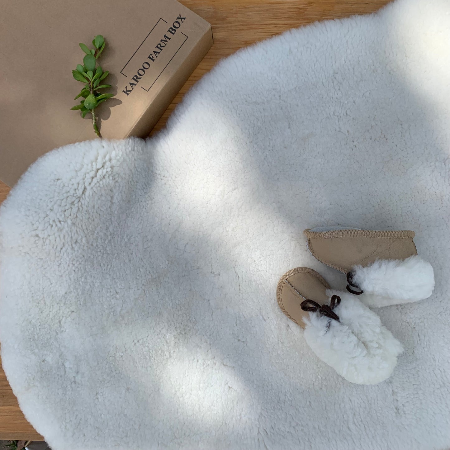Karoo Sheepskin Kaross Natural