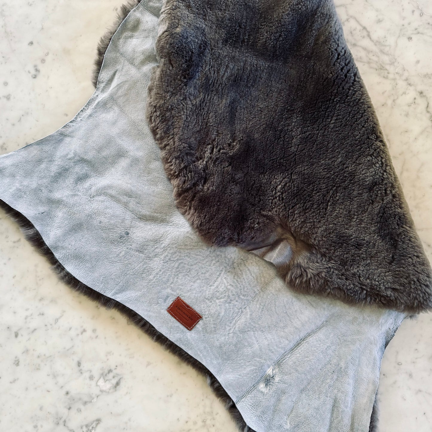 Karoo Sheepskin Kaross Charcoal