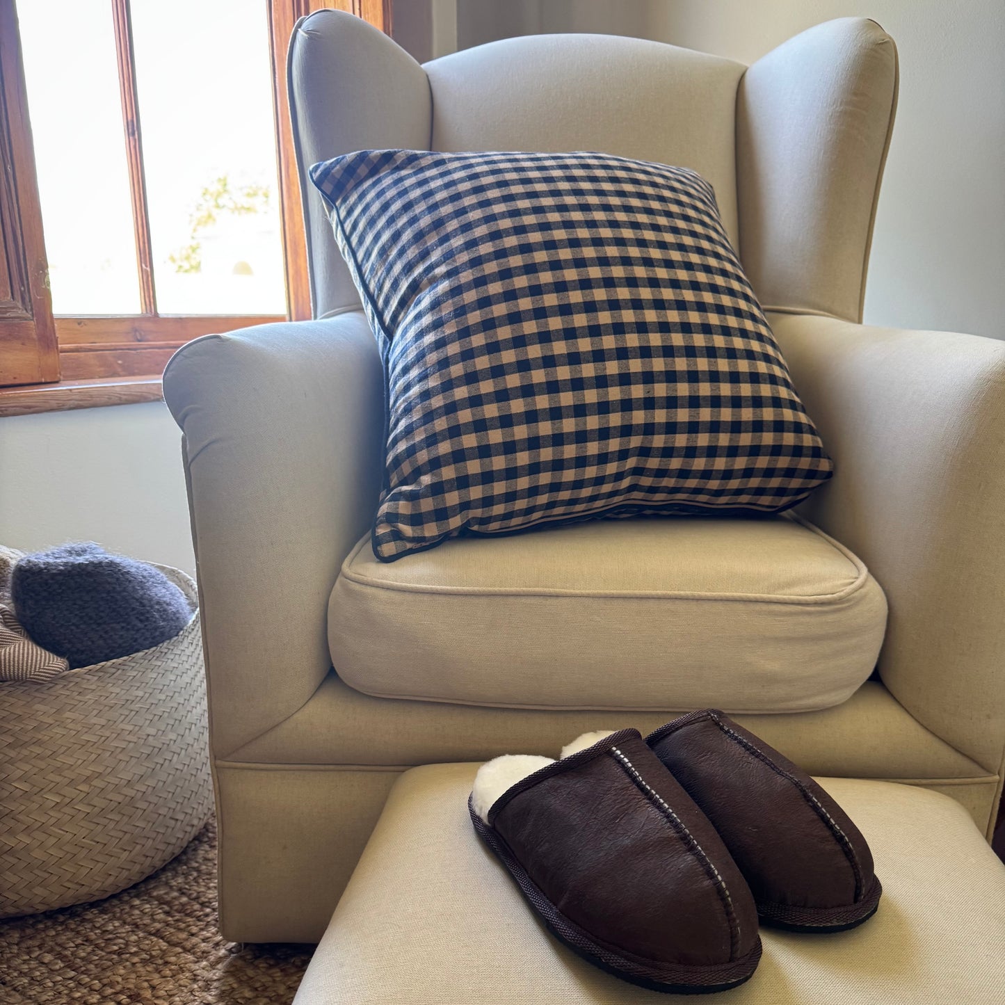 100% Wool Slip-on Pantoffels