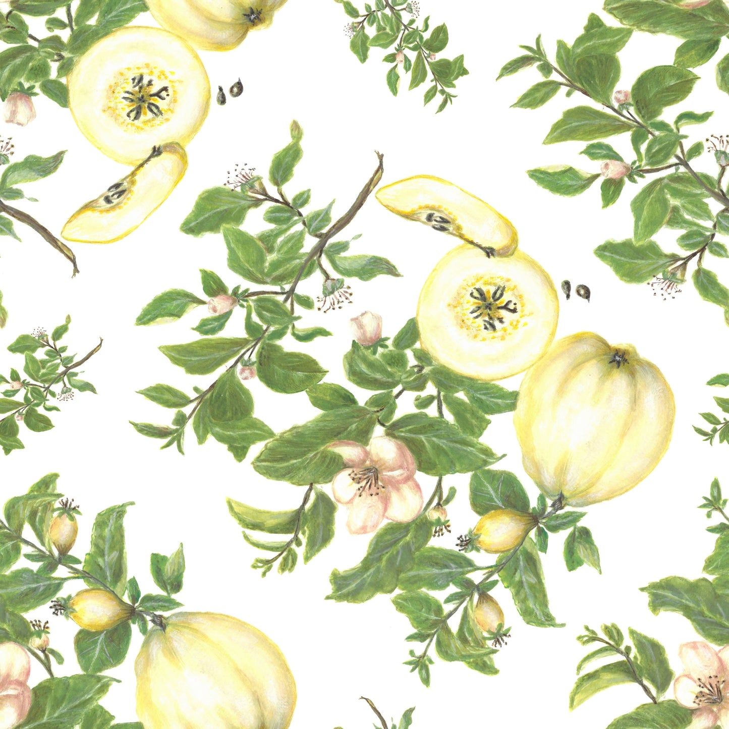 Quince Tea Towel