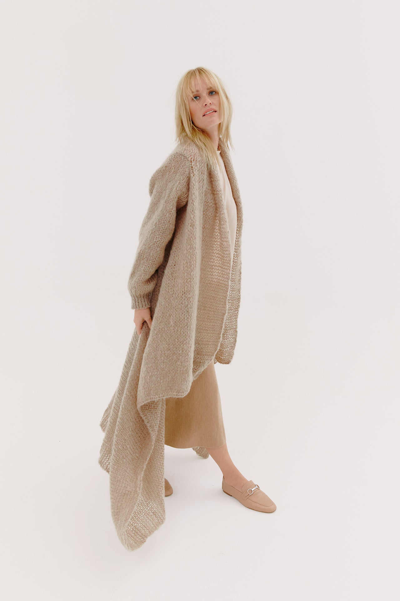Miss Knitwear Hannah Mohair Coatigan
