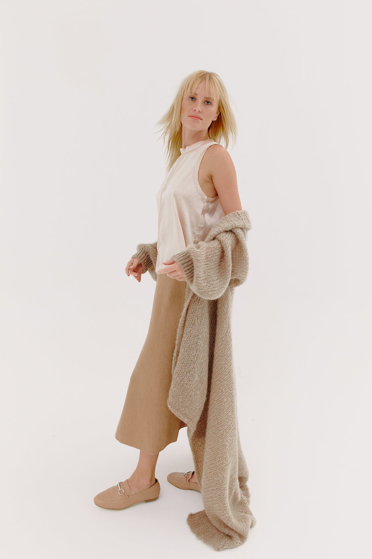 Miss Knitwear Hannah Mohair Coatigan