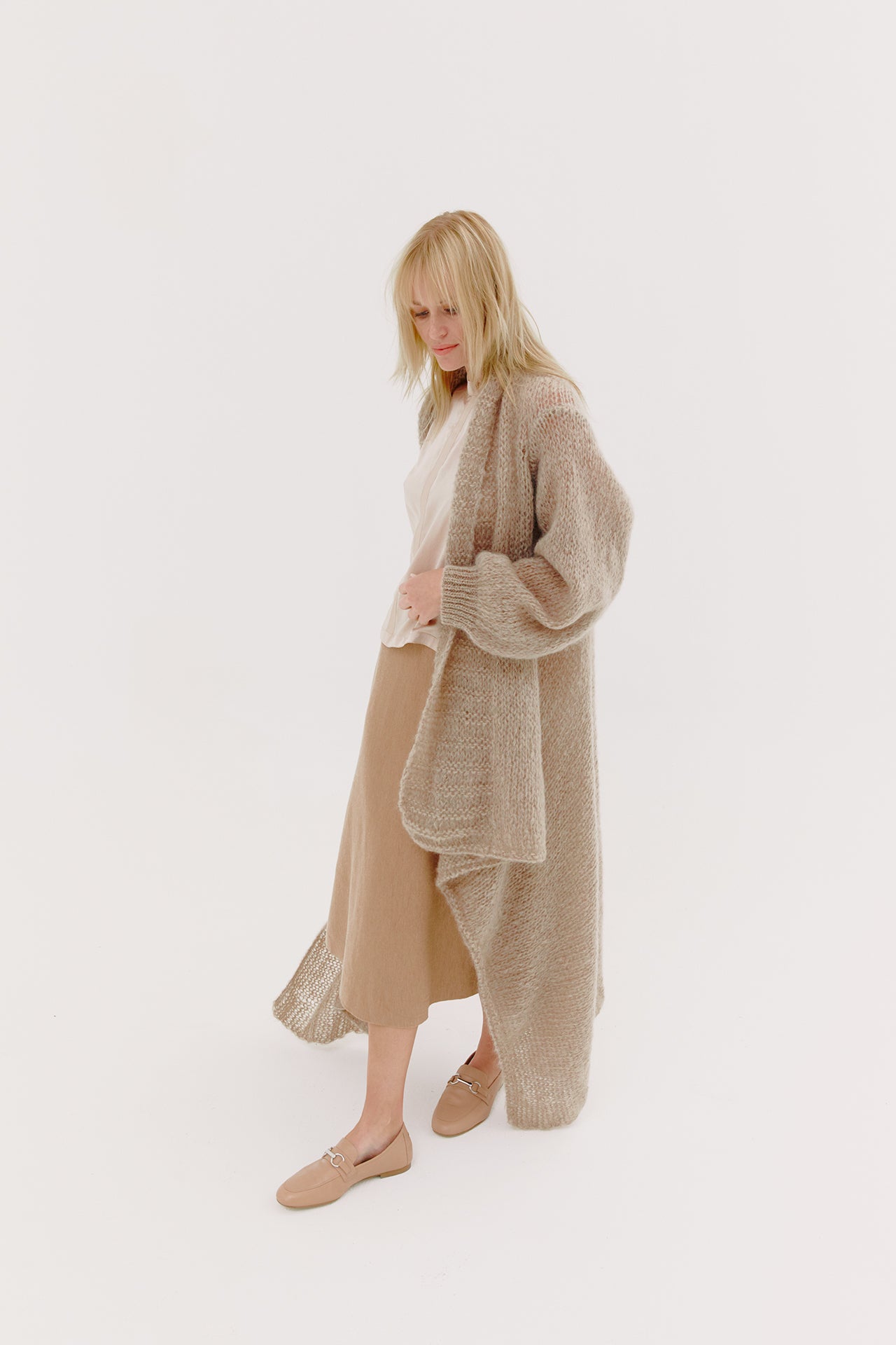 Miss Knitwear Hannah Mohair Coatigan