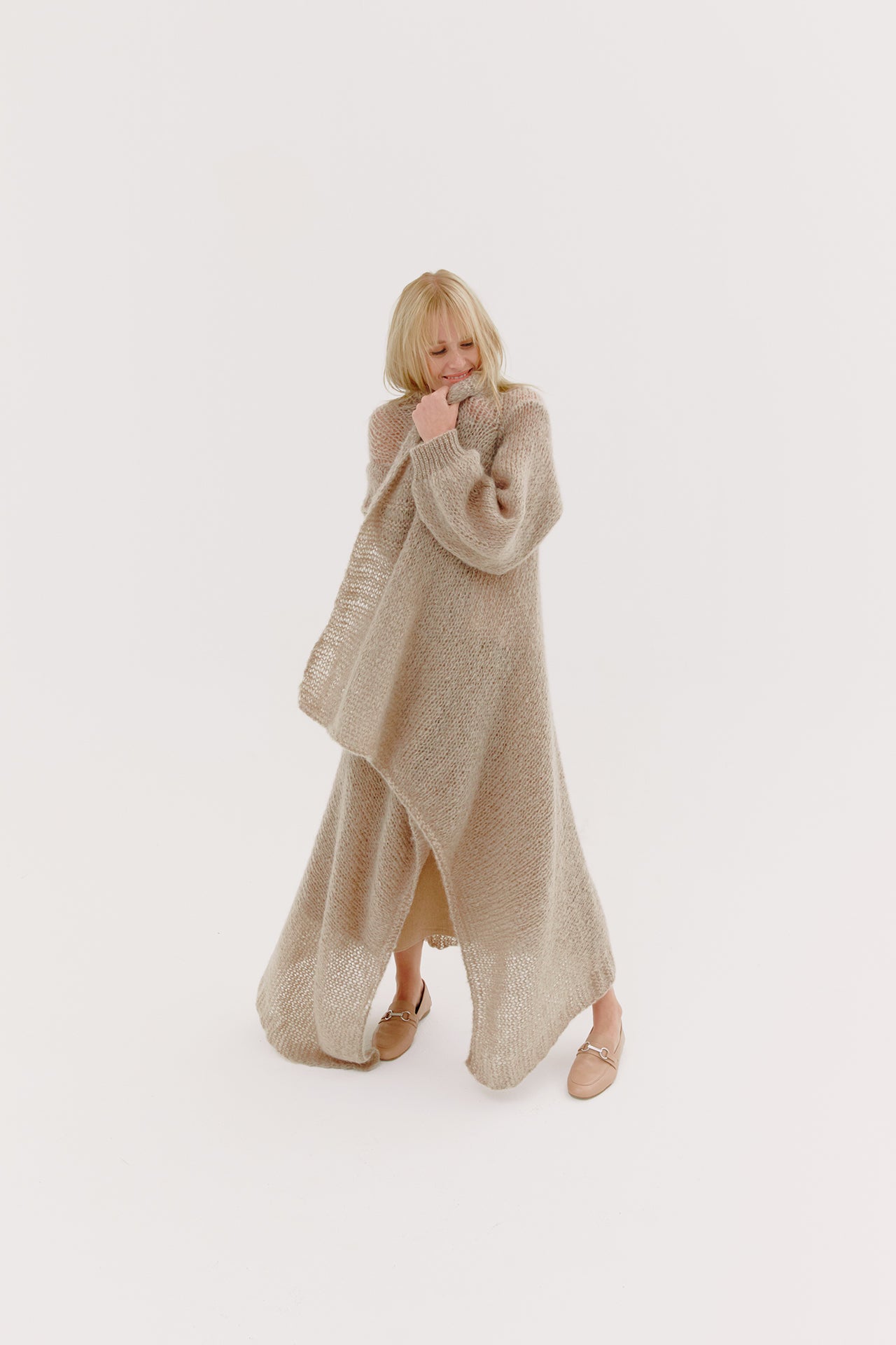 Miss Knitwear Hannah Mohair Coatigan